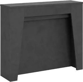 Consolle allungabile 90x25/211 cm DEVA Antracite allunghe interne