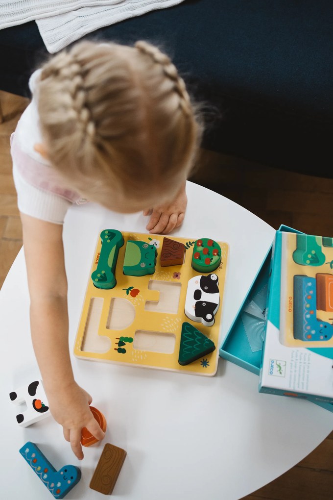 Puzzle & gioco di costruzione - Animali felici