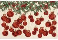 Tappeto cucina 48x80 cm palline rosse