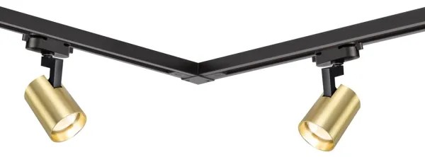 Faretto per sistema a binario VOLF 4xGU10/10W/230V oro/nero