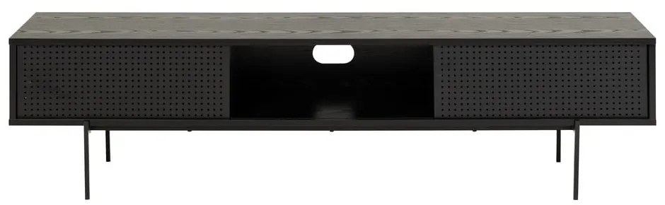 Mobile TV basso nero effetto frassino 180x44,5 cm Angus - Actona
