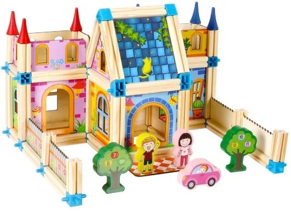 2Kids Toys - Set di costruzioni in legno: Castello
