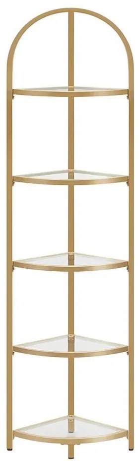 Libreria GLASY dorata