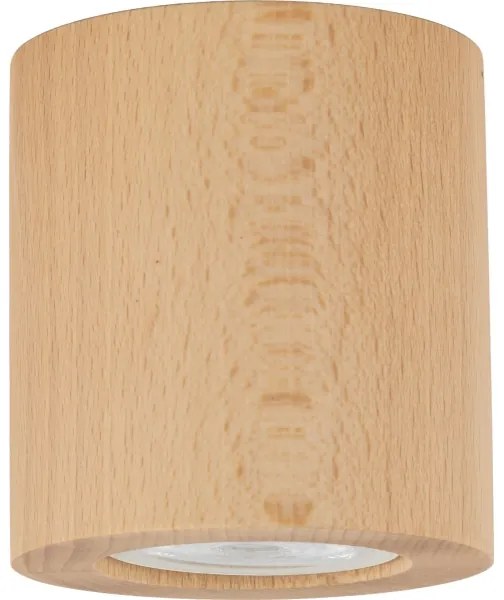 Faretto EVE 1xGU10/10W/230V faggio