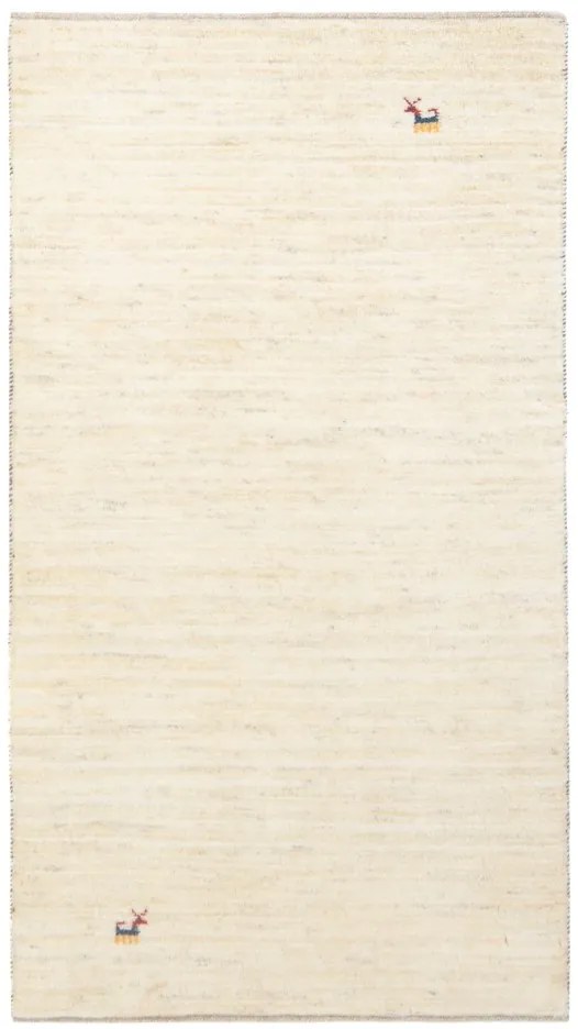Gabbeh Tappeto persiano 70 x 150 Beige (Iran) Annodato A Mano