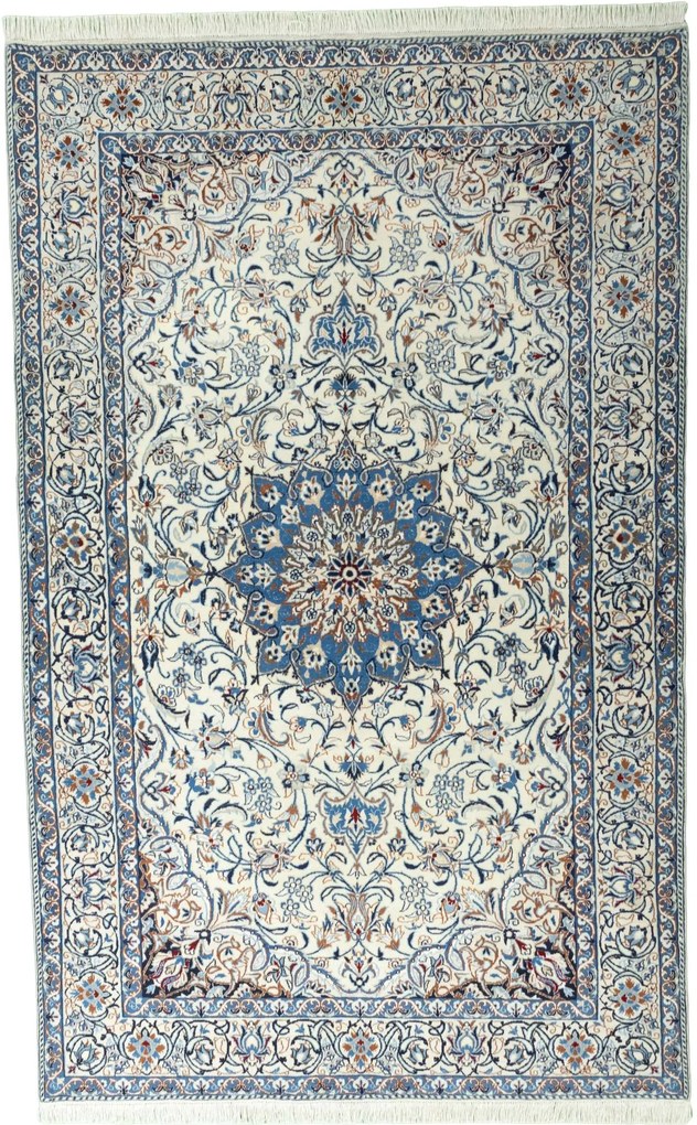 Nain Tappeto persiano 260 x 160 Beige (Iran) Annodato A Mano