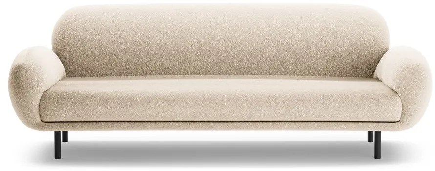 Divano beige con rivestimento in bouclé 208 cm Poppy – Micadoni