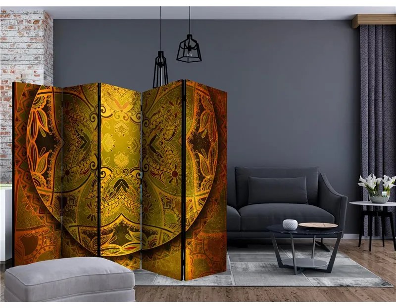 Paravento  Mandala: Golden Poem II [Room Dividers]  Colore ---, Dimensioni e Misure 225x172