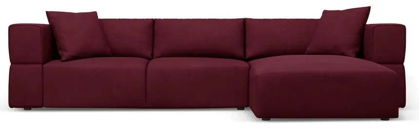 Divano angolare bordeaux, angolo destro Esther - Milo Casa