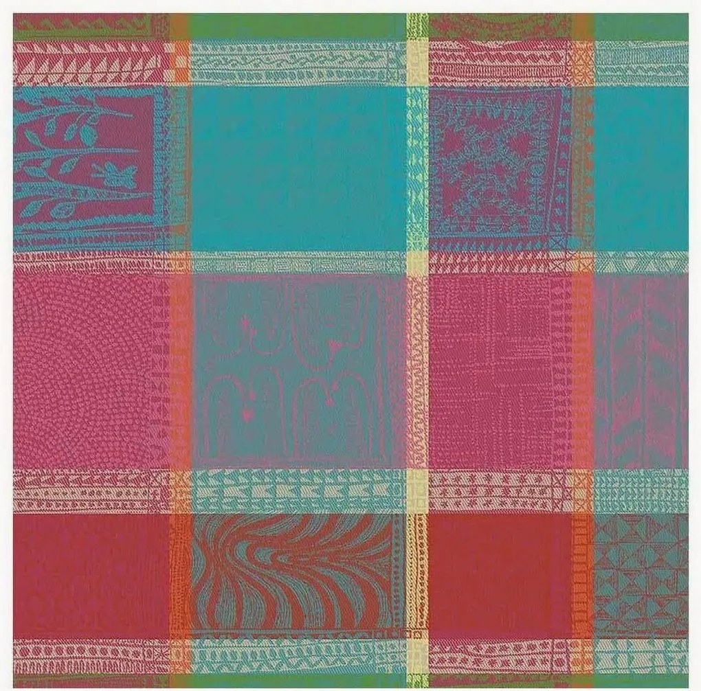 Tovaglia in cotone jacquard Mille Wax Cocktail