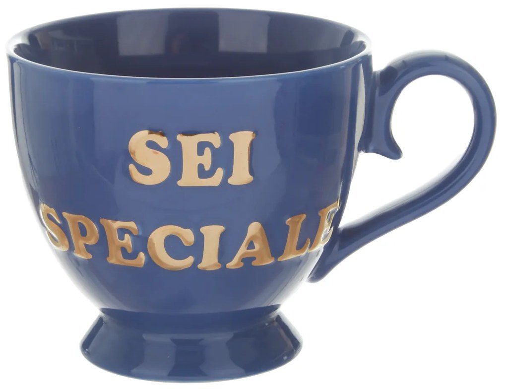 Tazza in porcellana blu Sei Speciale 500 ml