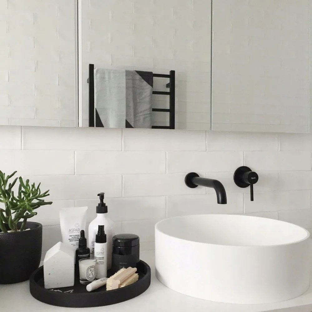 Rubinetto da incasso Rea Lungo Black Mat + BOX