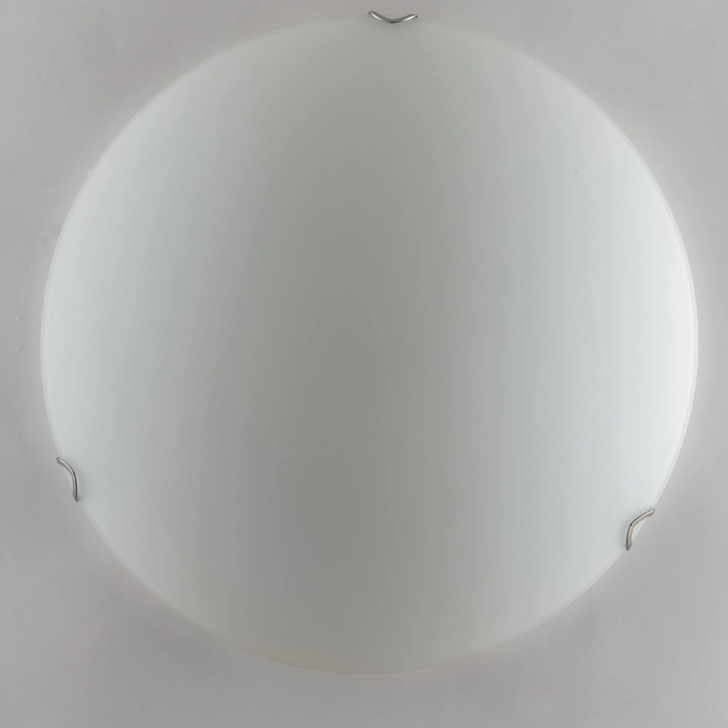 Lampadario Plafoniera Obl0 Ceiling Lamp Colore Bianco 60W Mis 50 cm