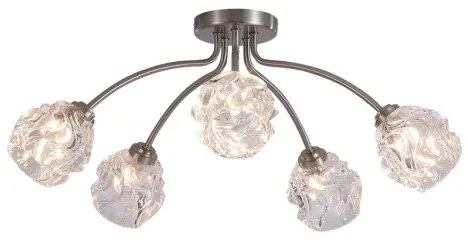 Searchlight 11525-5SN - Plafoniera ASTRAL 5xG9/33W/230V cromo satinato