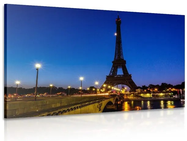 Quadro su tela – Torre Eiffel di notte