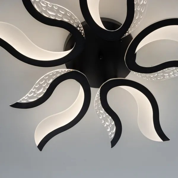 Brilagi - Lampadario a plafone LED dimmerabile TWIST LED/65W/230V 3000-6500K nero + +TC