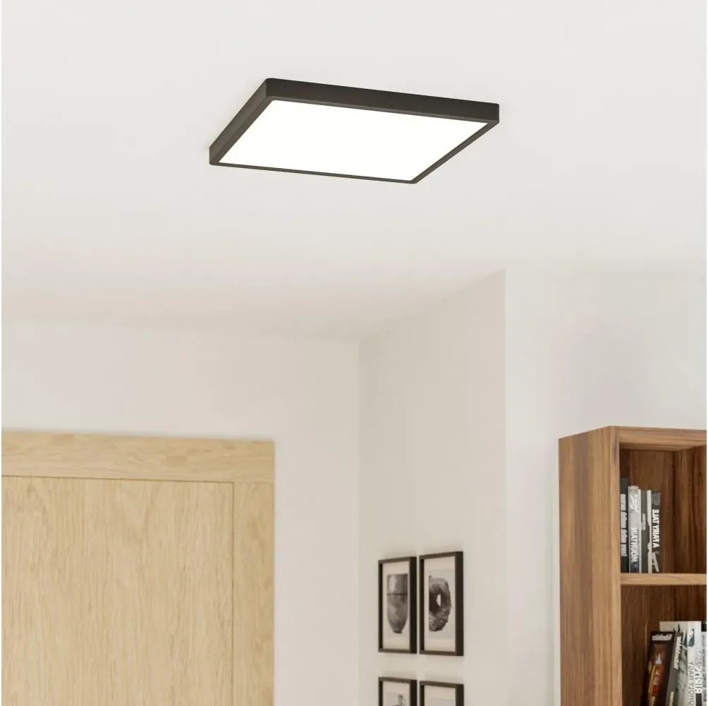 Eglo 901728 - LED RGBW dimmerabile lampada da soffitto per bagno FUEVA-Z LED/17,8W/230V 39cm IP44 nera