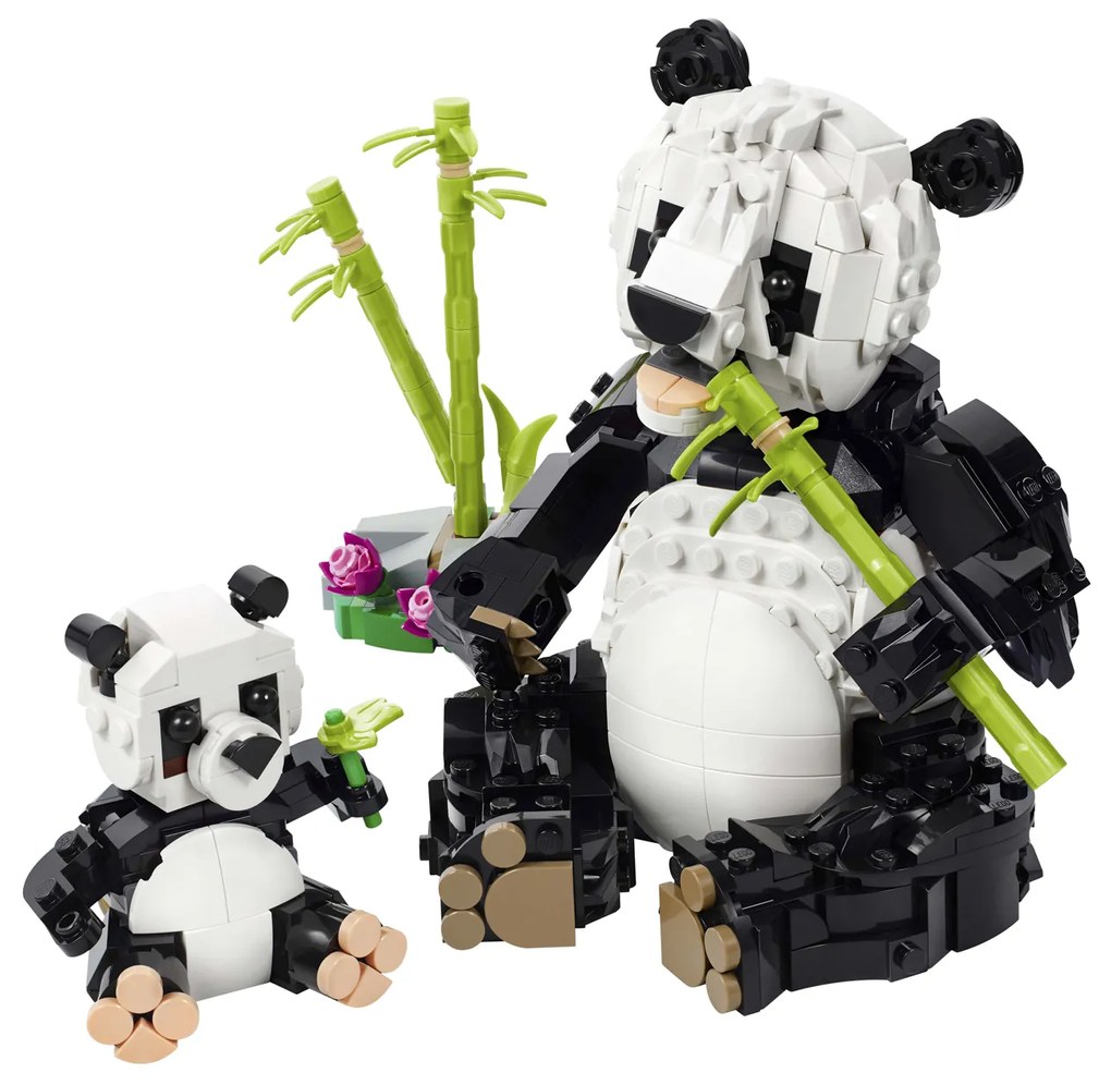 Famiglia panda Lego Creator 3 in 1