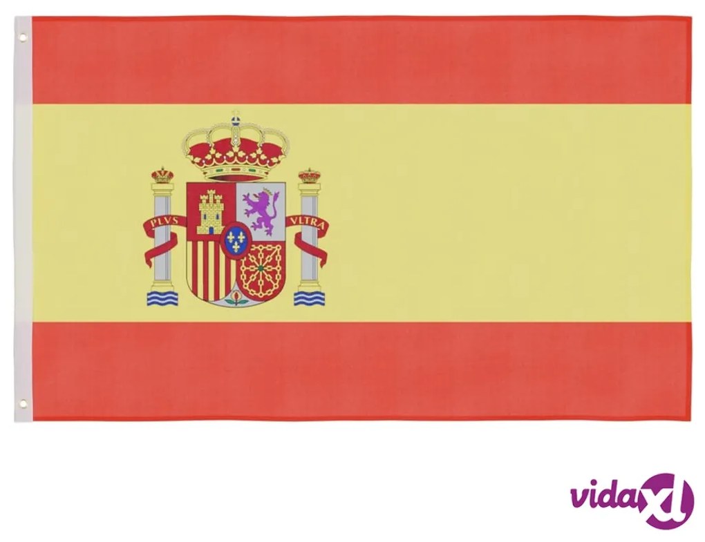 vidaXL Bandiera della Spagna 90x150 cm
