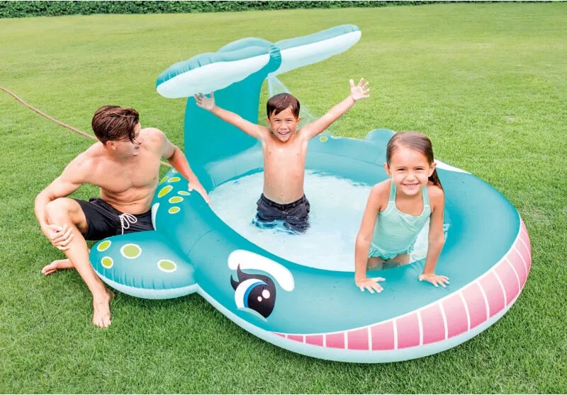 Intex PISCINA GONFIABILE BALENA 201x196x91
