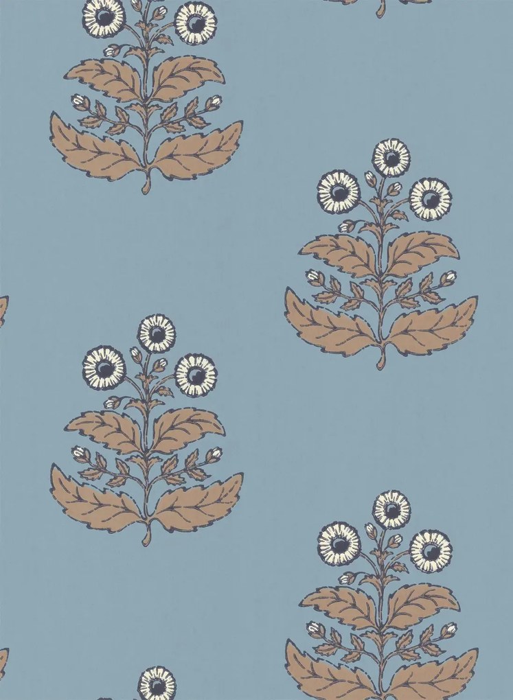 Långelid / von Brömssen Carta da parati Floret - Dala Blue