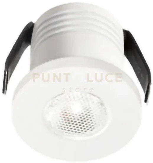 Gfa901c- faretto da incasso a molla in alluminio a led 3000k 170lm ...