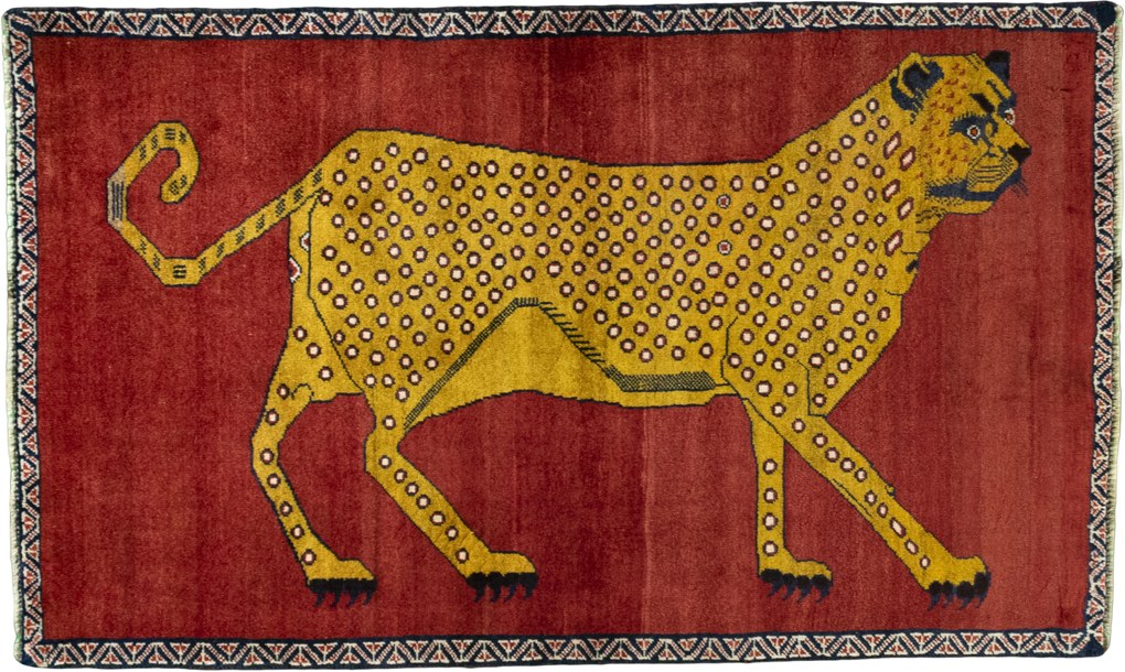 Gabbeh Tappeto 150 x 90 Rosso (Iran) Annodato A Mano