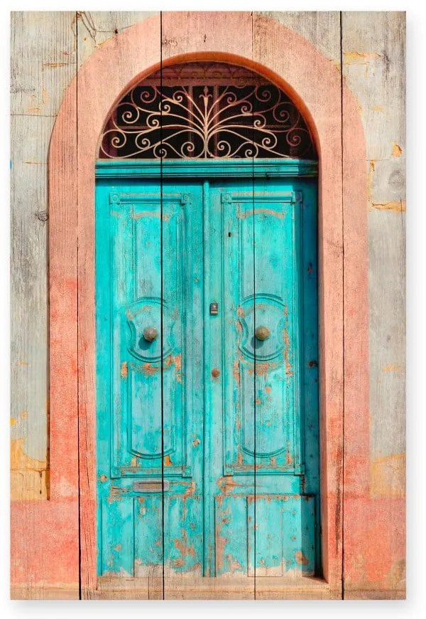 Insegna in legno 40x60 cm Door - Really Nice Things