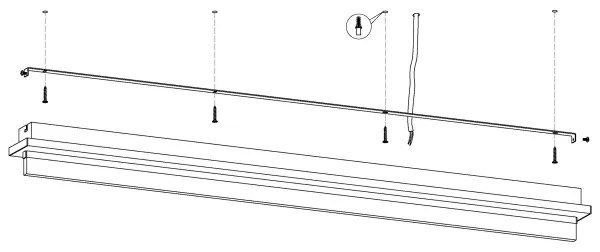 Eglo 98494 - Plafoniera a LED SPADAFORA LED/25W/230V