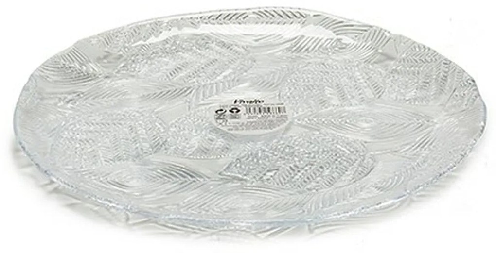 Piatto da pranzo Tirolo Trasparente Vetro 27,5 x 1,7 x 27,5 cm (6 Unità)