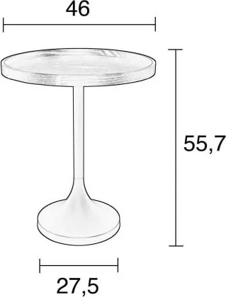 Tavolino nero Jason - Zuiver