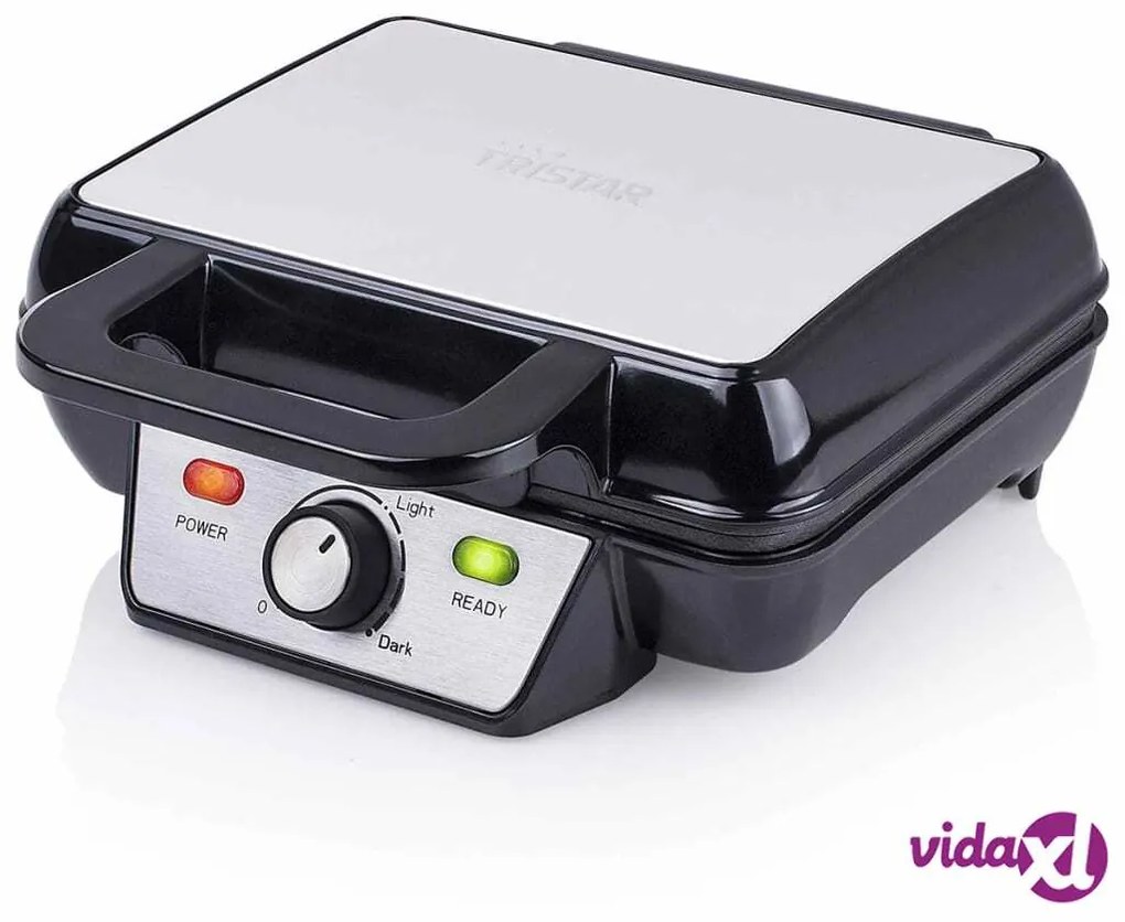 Tristar Cialdiera per Waffle WF-2195 Nera 1000 W 2 Waffle