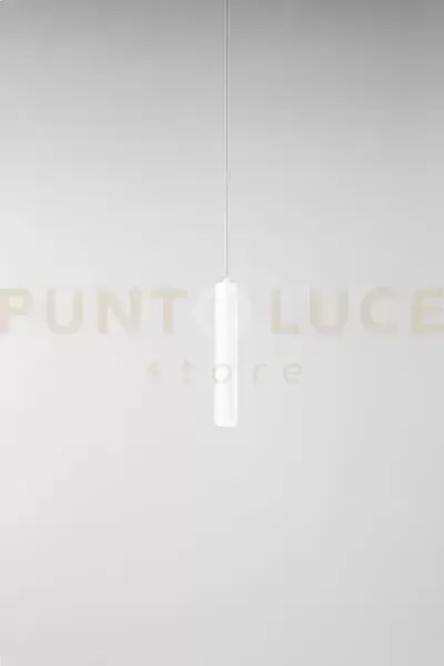 Shot sospensione bianco opaco rosone non incluso 1 luce attacco gu1...