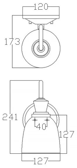 Elstead KL-CORA1-BATH - Applique da bagno a LED CORA 1xG9/3W/230V IP44