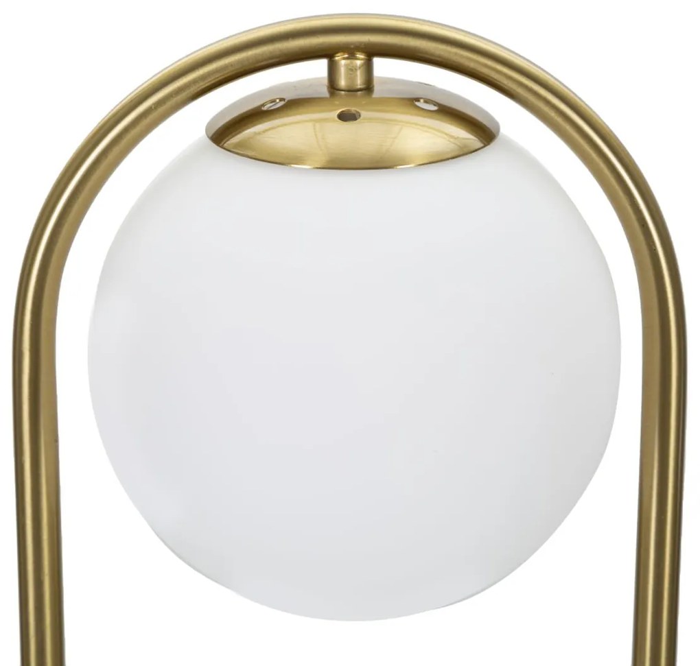 Lampada da Tavolo Elegante Glamy Arc - cm ø 21x47