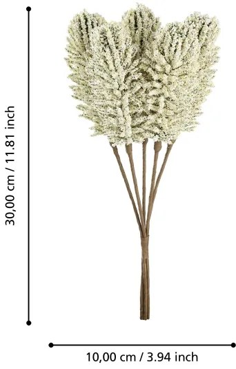 Eglo 428212 - Fiore artificiale DEMING 30 cm giallo