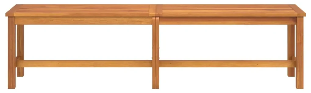 Panca da giardino 180x35x45 cm in legno massello di acacia