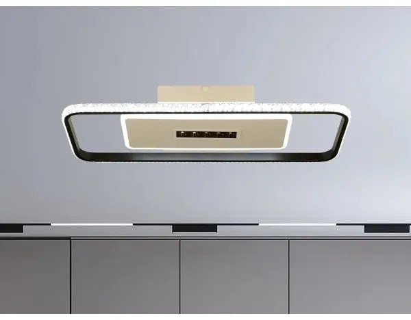 Luce LED dimmerabile LED/75W/230V 3000-6500K bianco/nero + telecomando