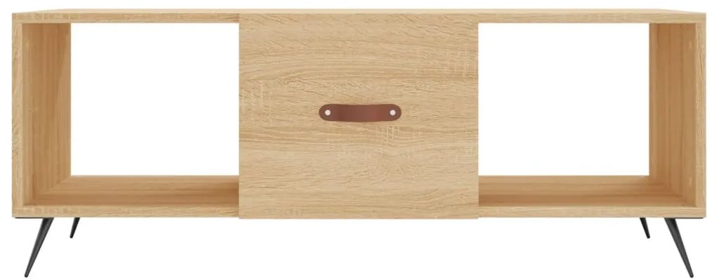 Tavolino da Salotto Rovere Sonoma 102x50x40cm Legno Multistrato