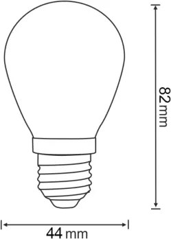 SET 2x Lampadina LED PARTY E27/0,3W/36V