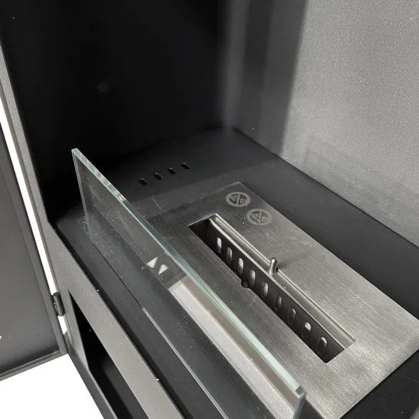 Stufa a bioetanolo biocamino da terra LUISA L50xP30xH68 cm