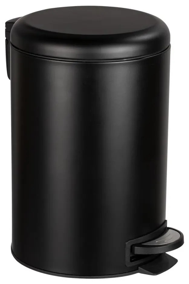 WENKO 54913100 - Cestino portarifiuti LEMAN 25x38 cm nero
