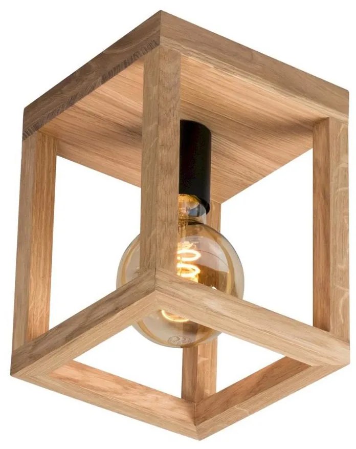 Spot-Light 9154174 - Plafoniera KAGO 1xE27/60W/230V rovere opaco