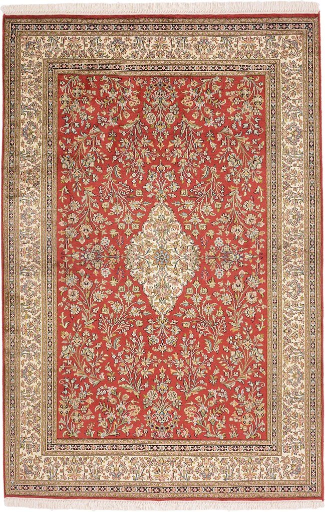 Cashmere Silk Tappeto 120x190 (Indian) Annodato A Mano