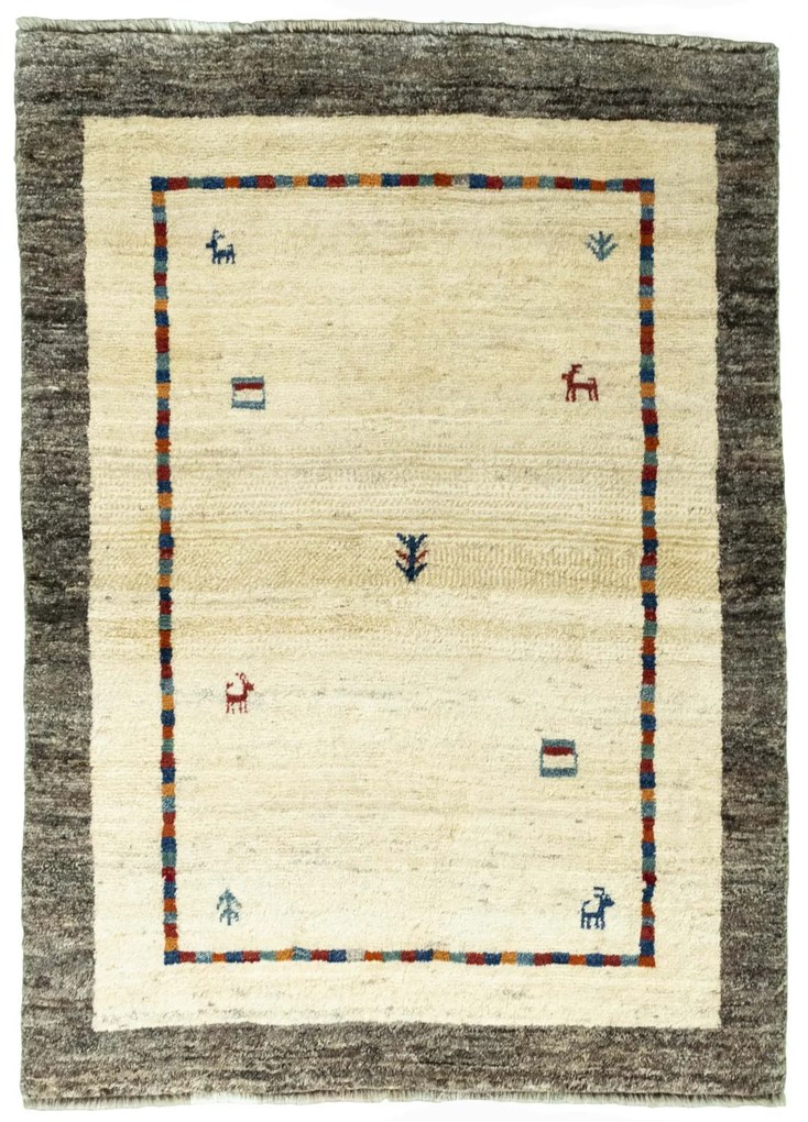 Gabbeh Tappeto persiano 150x110 Beige (Iran) Annodato A Mano