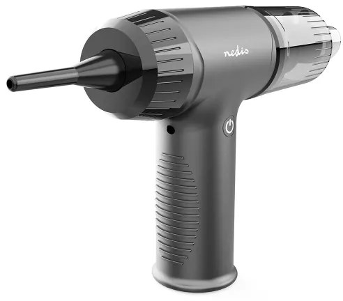 Nedis VCHHR100BK - Aspirapolvere portatile ricaricabile 2in1 90W/6000 mAh grigio/nero