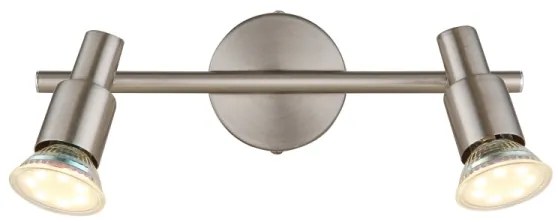 Globo 57385-2 - Faretto LED KINLEY 2xGU10/3W/230V
