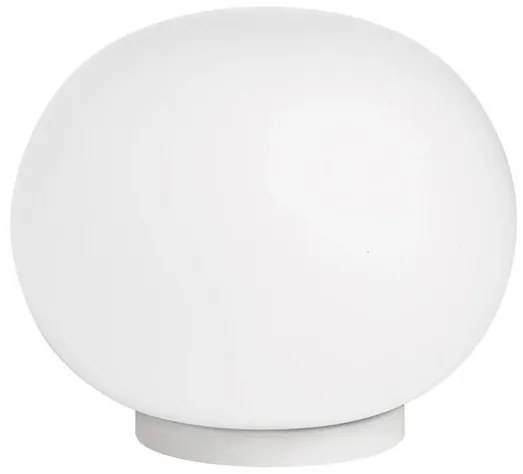 Flos Mini Glo-ball Table Lampada Da Tavolo 11 cm a luce diffusa in vetro opalino acidato Bianco