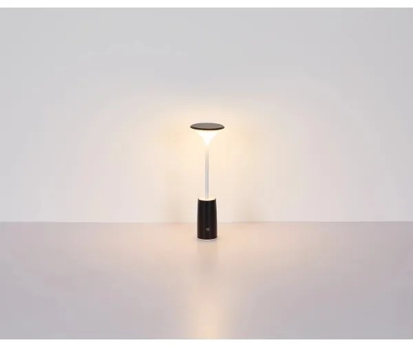 Globo 21020B - Lampada da tavolo LED dimmerabile QUIRIN LED/1,2W/3,7V 3000K nero