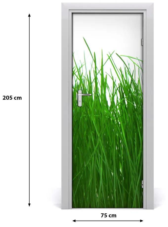 Sticker porta erba sulla porta 75x205 cm